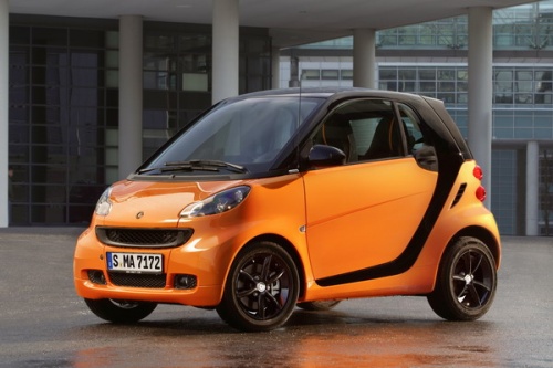 橙色出镜！奔驰Smart Fortwo Nightorange