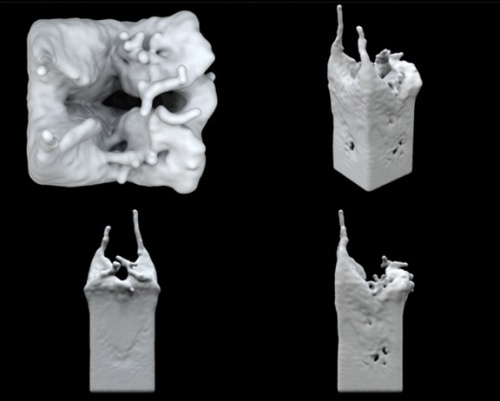 3D打印应用出世,流体力学花瓶自定义