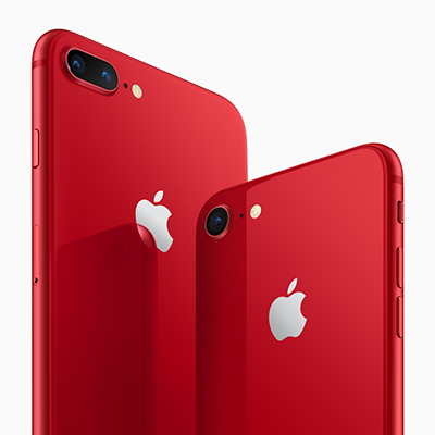 苹果发布了红色版 iPhone 8 & 8 Plus，这次改成黑色正面了