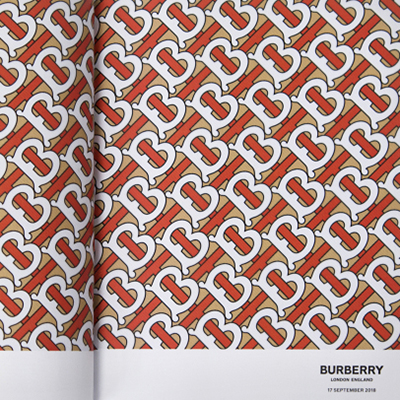 Burberry 也换 logo 了，还带来了一款全新 Monogram 印花