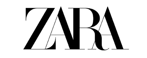 zara 也换logo了,不过还是保留了衬线字体