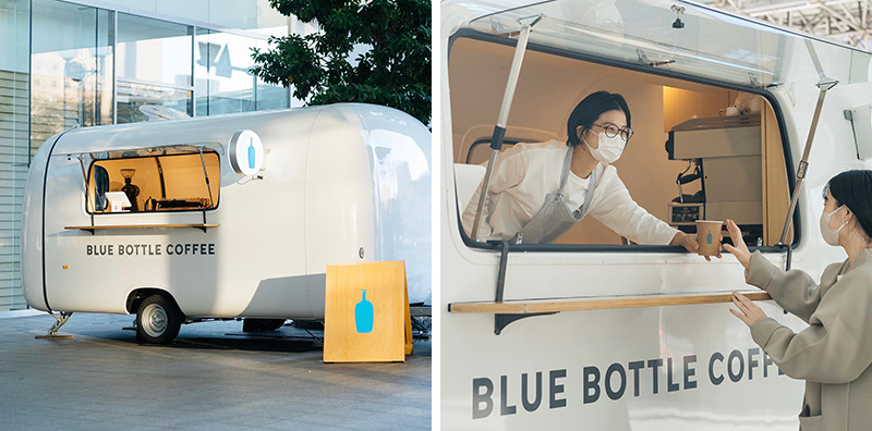 福冈第二站，蓝瓶咖啡的咖啡车开到了 400 多年历史的警固神社 | 新科技吧