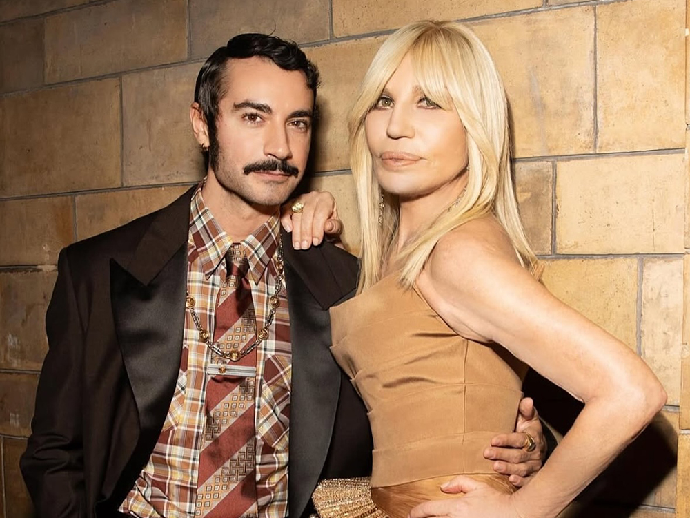 Dario Vitale 和 Donatella Versace