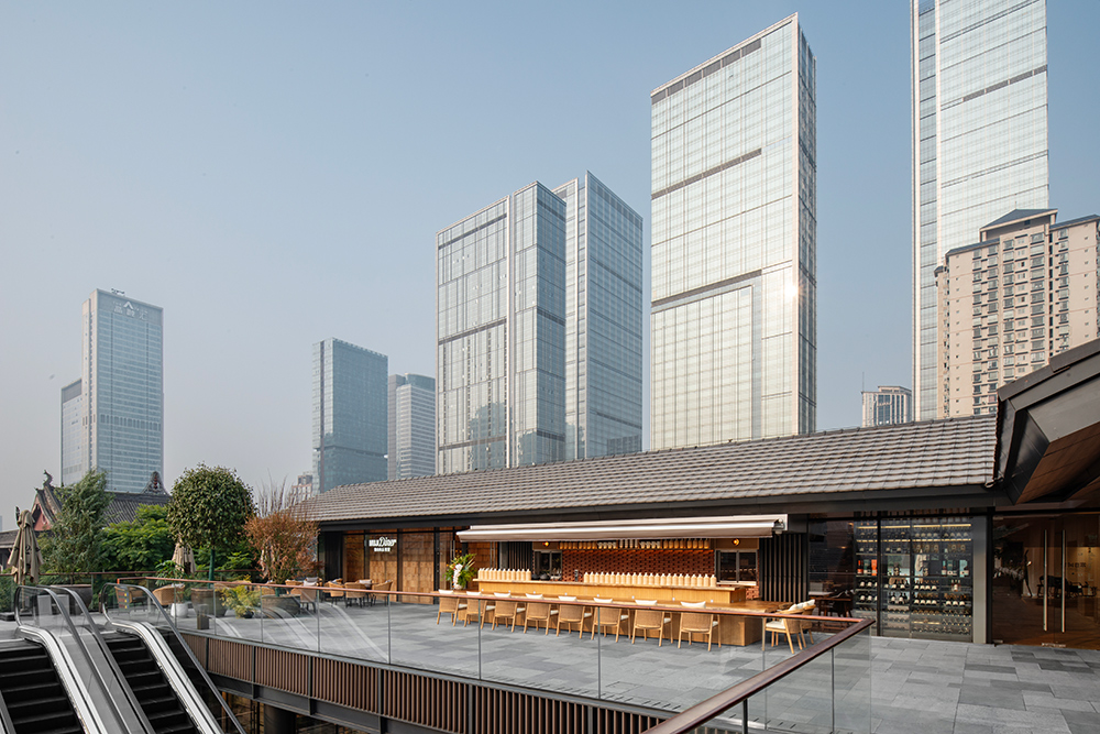 L3 层 MUJI Diner 也可以从户外进来