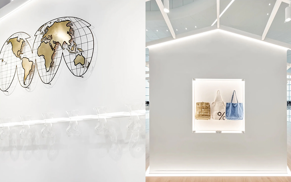 店内自然也是有周边的部分的,同时 Chemex 咖啡壶的细节也是无处不在