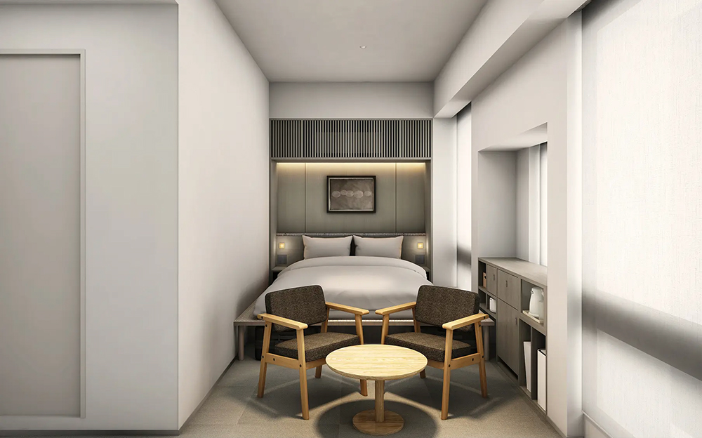 面积最小的大床房