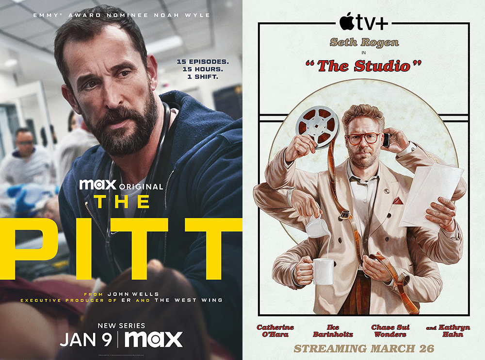 《匹兹堡医护前线》第 1 季、《片厂风云》第 1 季,电视类两大赢家