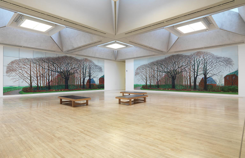 《Bigger Trees Near Warter or/ou Peinture sur le Motif pour le Nouvel Age Post-Photographique》(2007 年),现藏于泰特美术馆