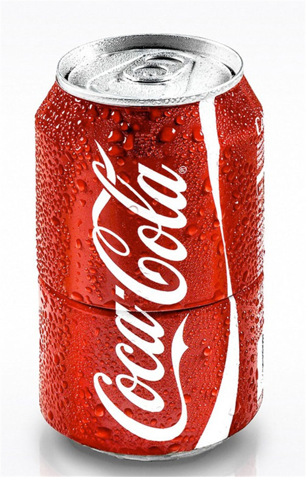 轻松一分二可口可乐推出sharingcan限量版可乐罐