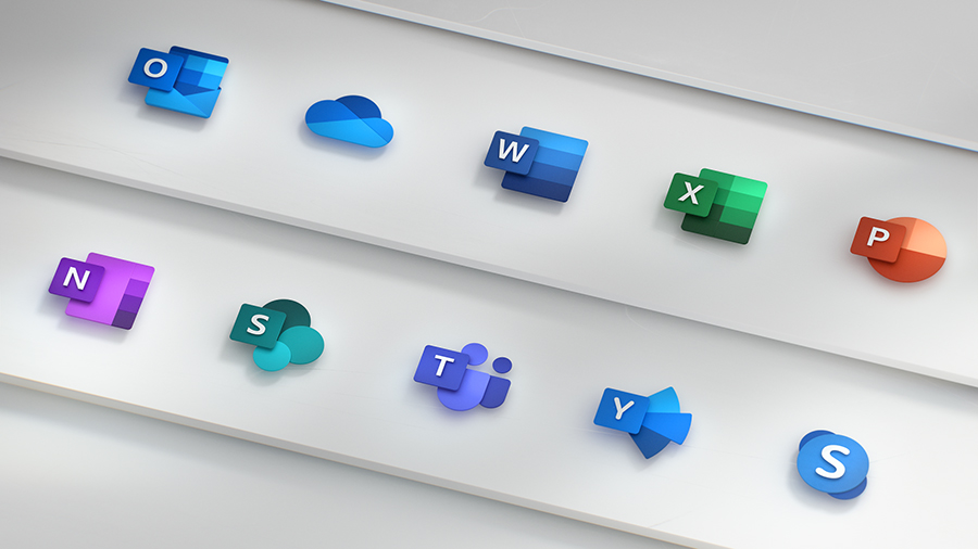 微软重新设计的 Office 系列图标亮相了，来看看都有怎样的变化