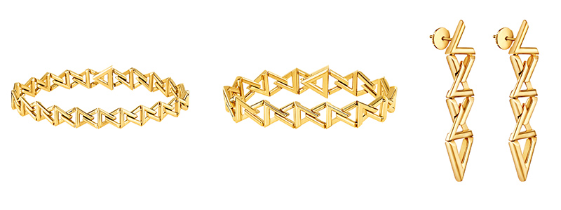 LOUIS VUITTON LV Volt Curb Chain Small Bracelet, Yellow Gold Gold. Size M